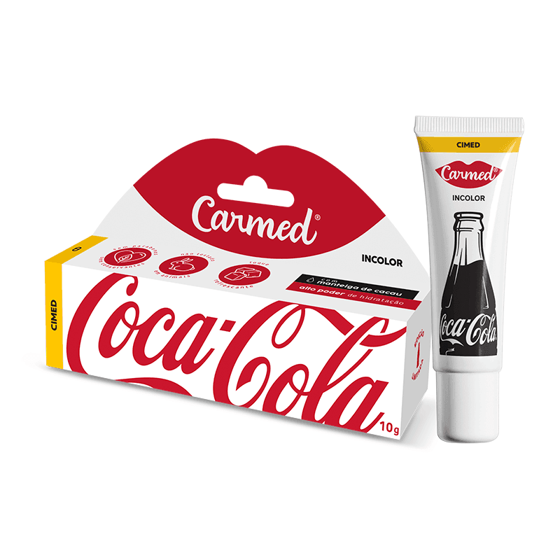 Hidratante Labial Carmed Coca-cola Incolor 10g