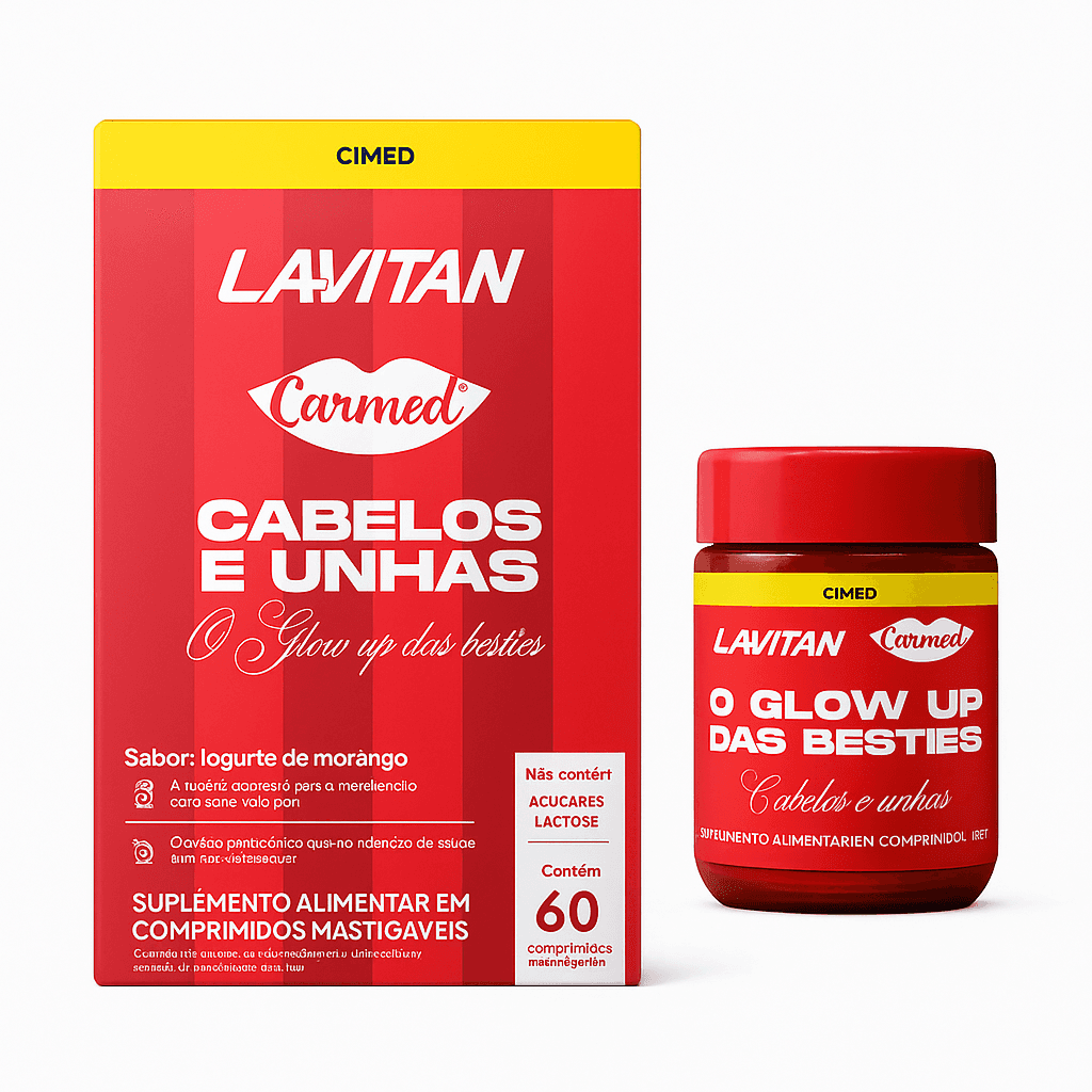 Lavitan Carmed Cabelos/unhas C/60 Cprs 