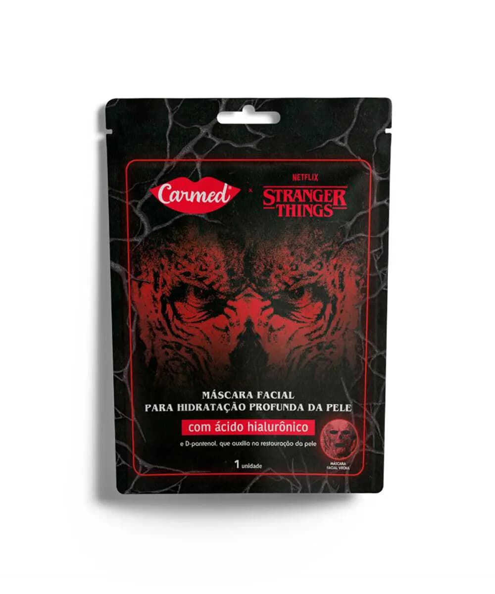 máscara facial carmed stranger things 